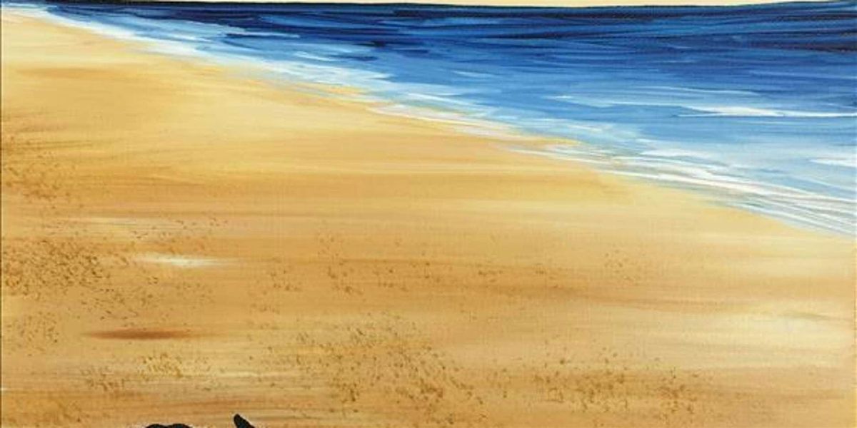 Ocean Turtle Sunset Swim - Paint and Sip by Classpop!™, 28 June | Event in Austin | AllEvents
