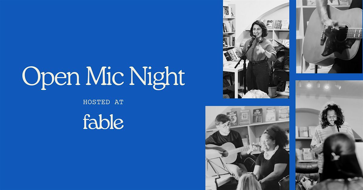 Open Mic Night at Fable, 16 October | Event in Lisboa | AllEvents