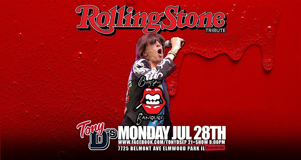 FREE SHOW MONDAY Rolling Stones Tribute Beggars Banquet at Tony D's, 28 July | Event in Elmwood Park | AllEvents