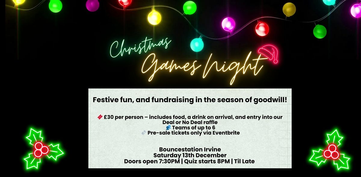 Megan's Space Christmas Quiz & Games Night, 13 December | Event in Irvine | AllEvents