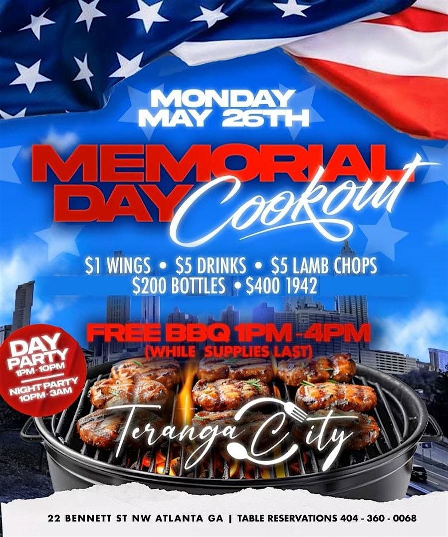 Memorial Day BBQ Cookout Party | Event in Atlanta | AllEvents