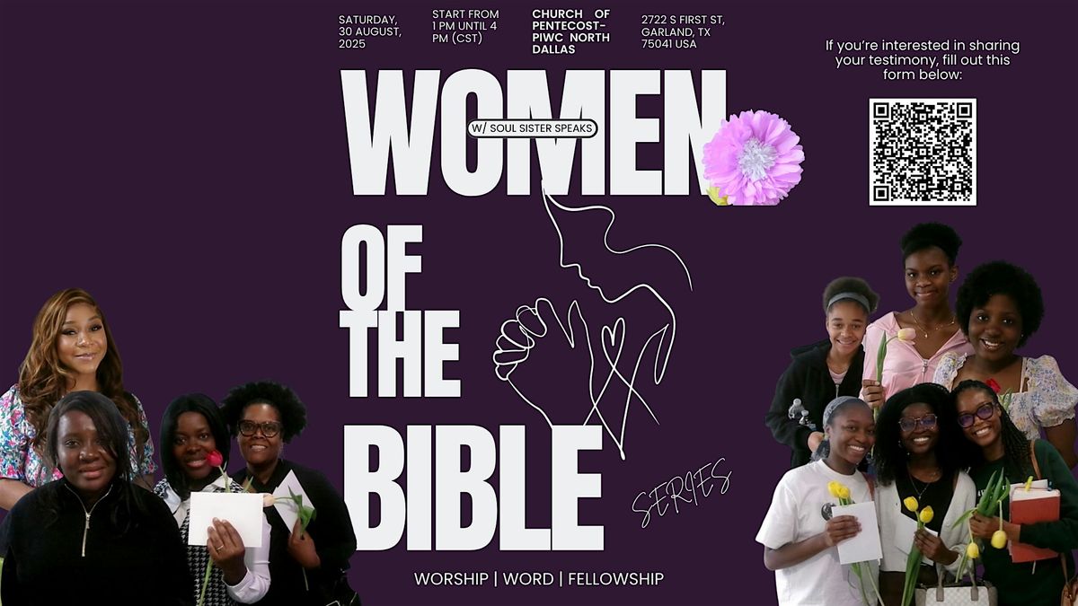 Women of the Bible: Series, 30 August | Event in Garland | AllEvents