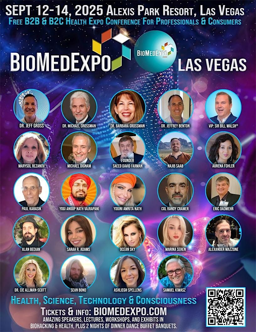EXHIBIT SALES FOR LAS VEGAS BIOMED EXPO, SEPT 12-14, 2025, 12 September | Event in LAS VEGAS | AllEvents