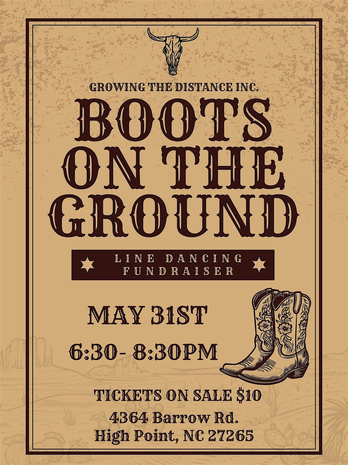Line Dancing Fundraiser, 31 May | Event in High Point | AllEvents