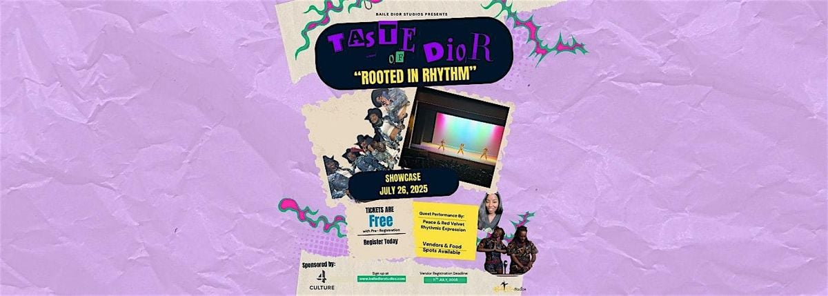 Taste of Dior "Rooted  in Rhythm", 26 July | Event in Federal Way | AllEvents