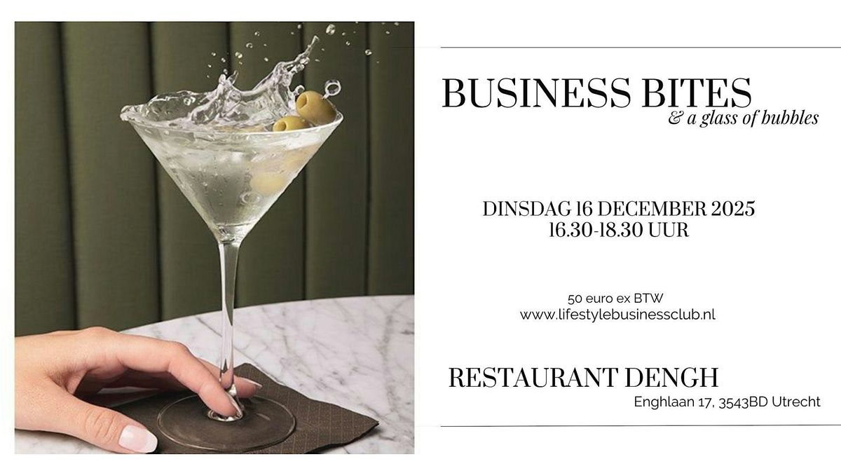 Xmas business bites & bubbles, 16 December | Event in Utrecht | AllEvents