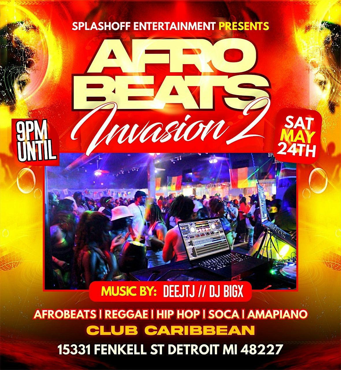 AFROBEATS INVASION 2. Good Vibez, 24 May | Event in Detroit | AllEvents