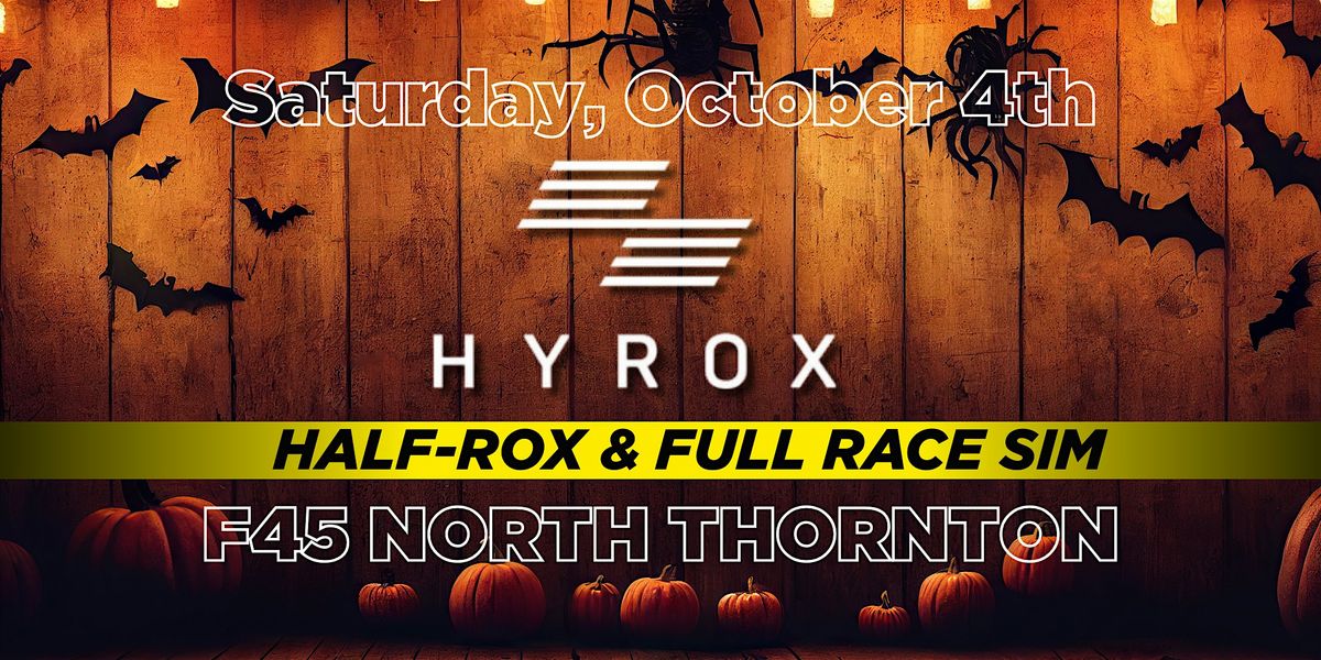 Halloween HYROX Sim F45 North Thornton, 4 October | Event in Thornton | AllEvents