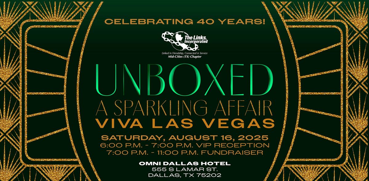 UNBOXED: A Sparkling Affair, 16 August | Event in Dallas | AllEvents