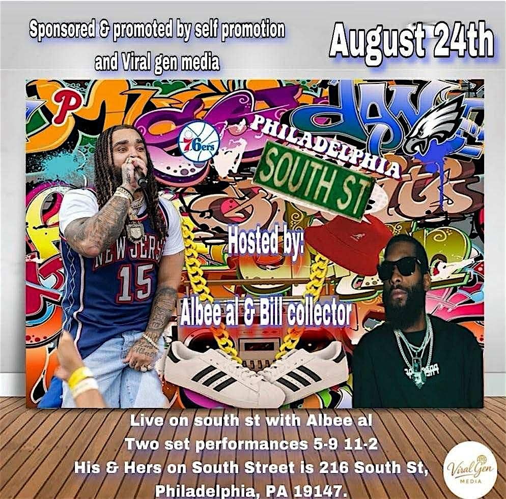 Live On South Street with Albee Al, 24 August | Event in Philadelphia | AllEvents