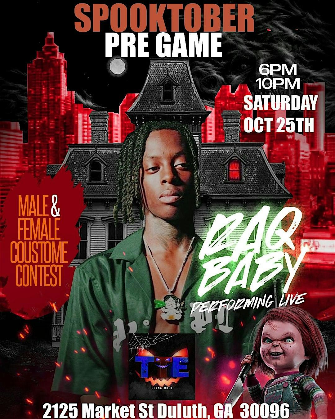 SPOOKTOBER PRE GAME, 25 October | Event in Duluth | AllEvents