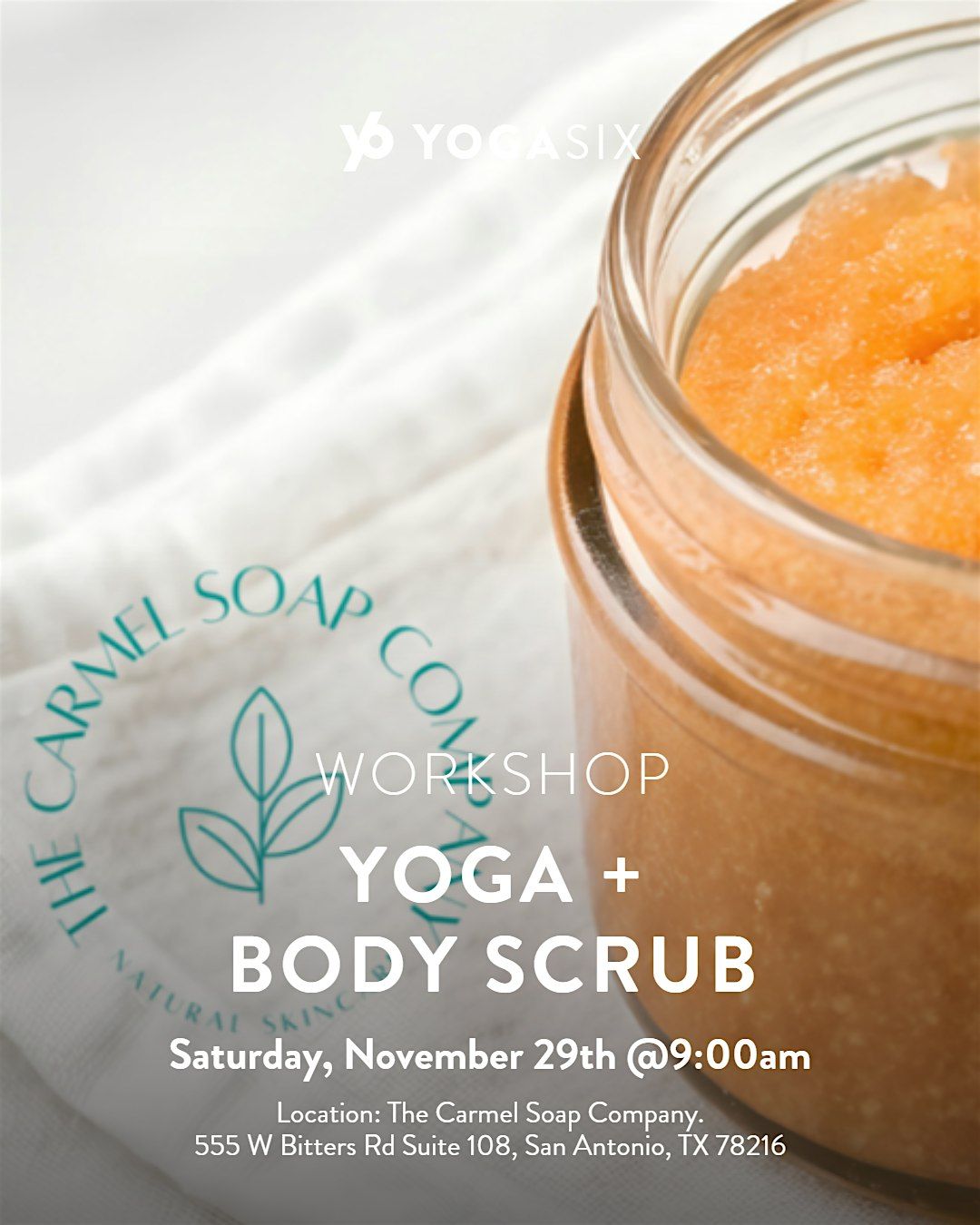 Yoga and Body Scrub Workshop | Event in San Antonio | AllEvents