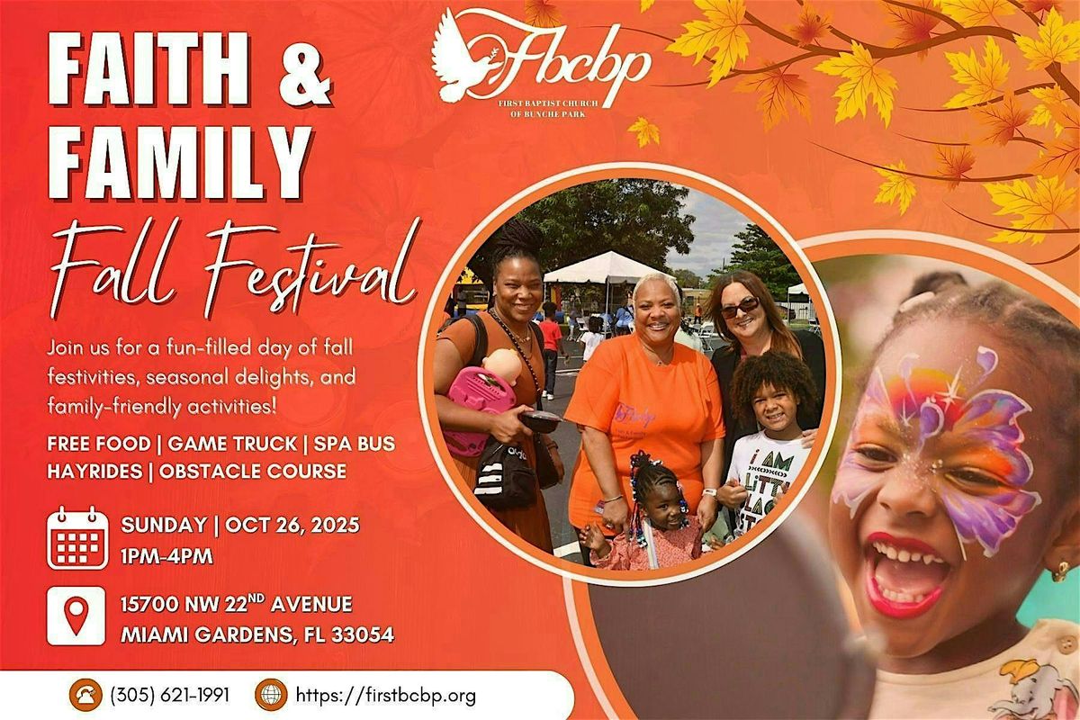 Annual Faith and Family Fall Festival