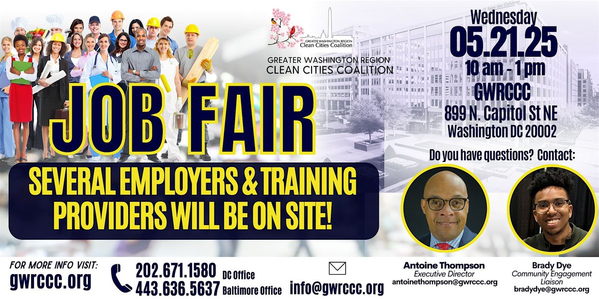 GWRCCC's  Jobs Fair- Washington, DC, 21 May | Event in Washington | AllEvents