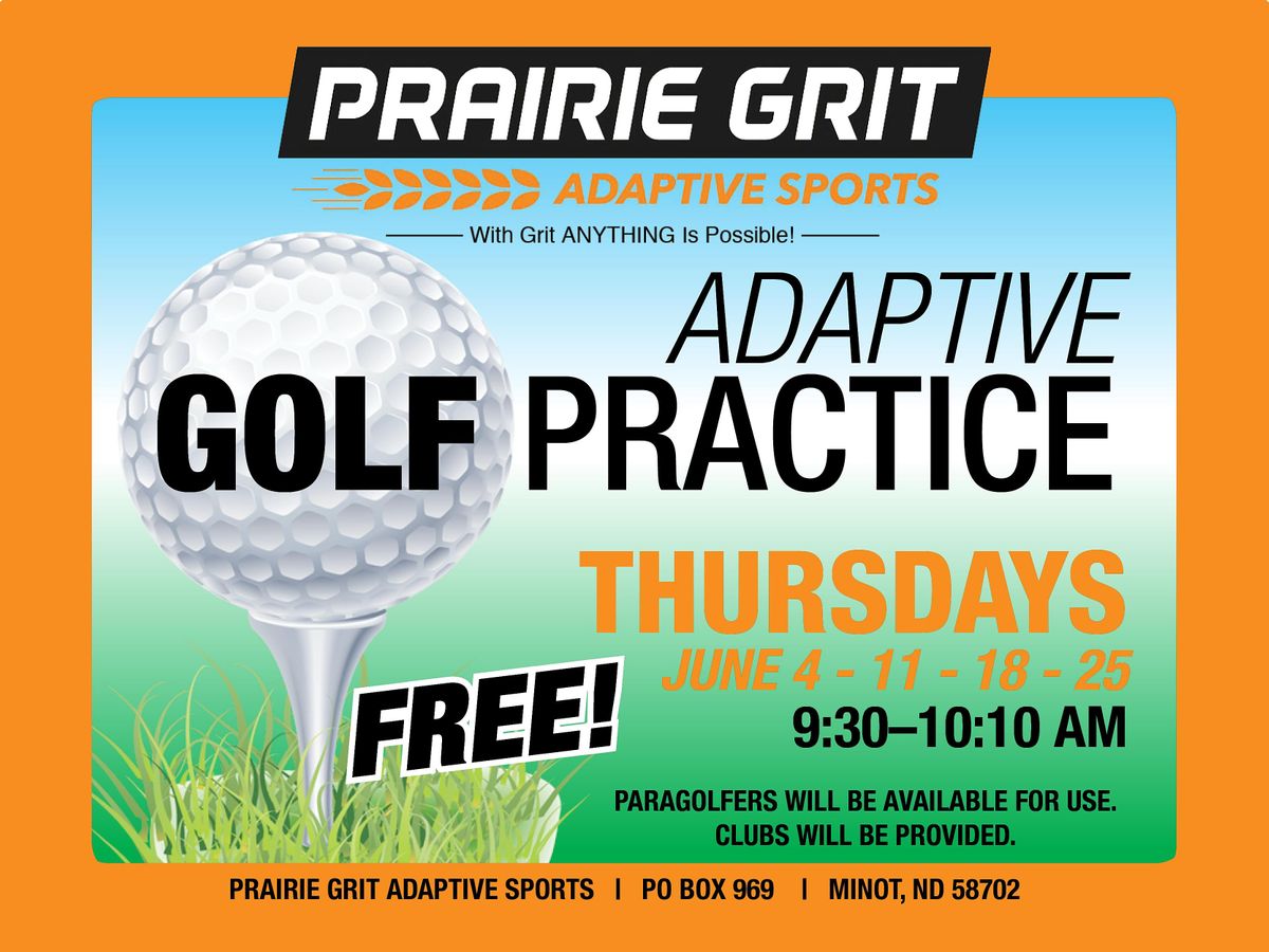 PGAS Adaptive Golf Practice, Souris Valley Golf Course Pro, Minot, June