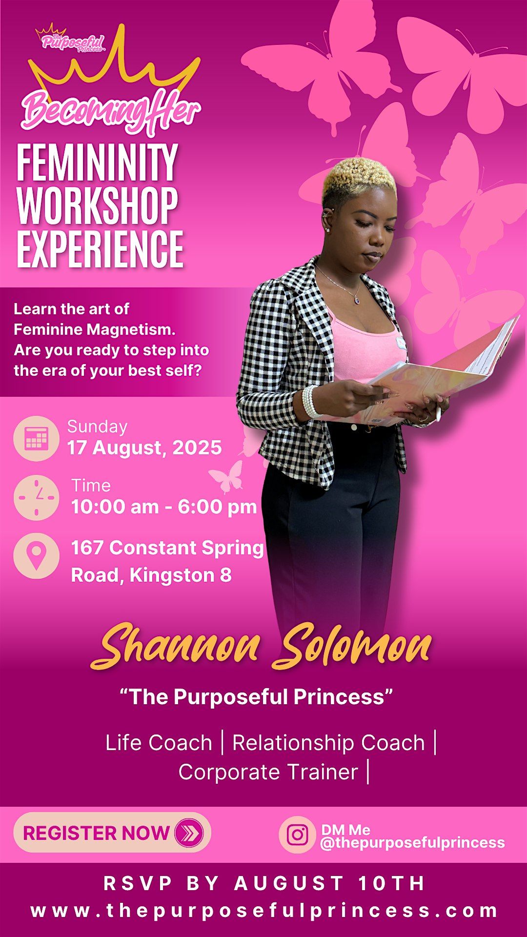 Becoming HER: The Femininity Workshop Experience, 17 August | Event in Kingston | AllEvents