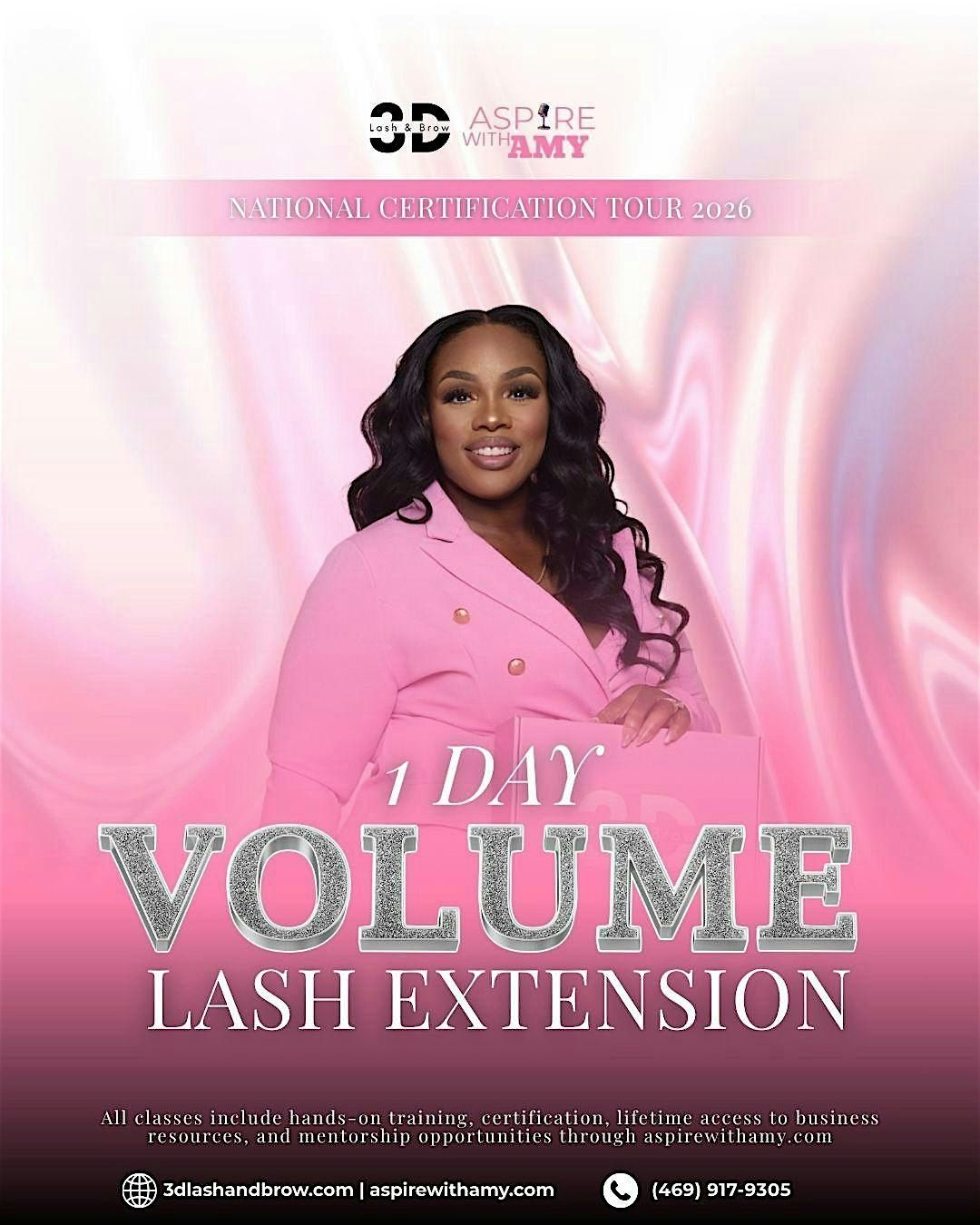 VOLUME LASH EXTENSIONS CERTIFICATION – MIAMI, FL ( April  15, 2026), 15 April | Event in Atlanta | AllEvents