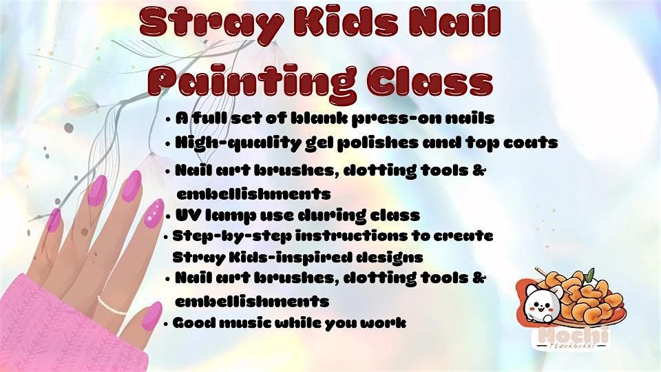 K-Pop Press-On Nail Painting Class: Stray Kids, 17 May | Event in North Charleston | AllEvents