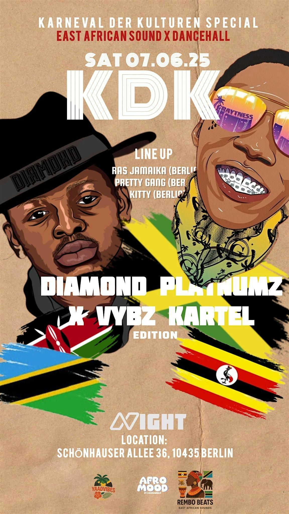 KDK Vbyz Kartel x Diamond Platnumz Edition, 7 June | Event in Berlin | AllEvents