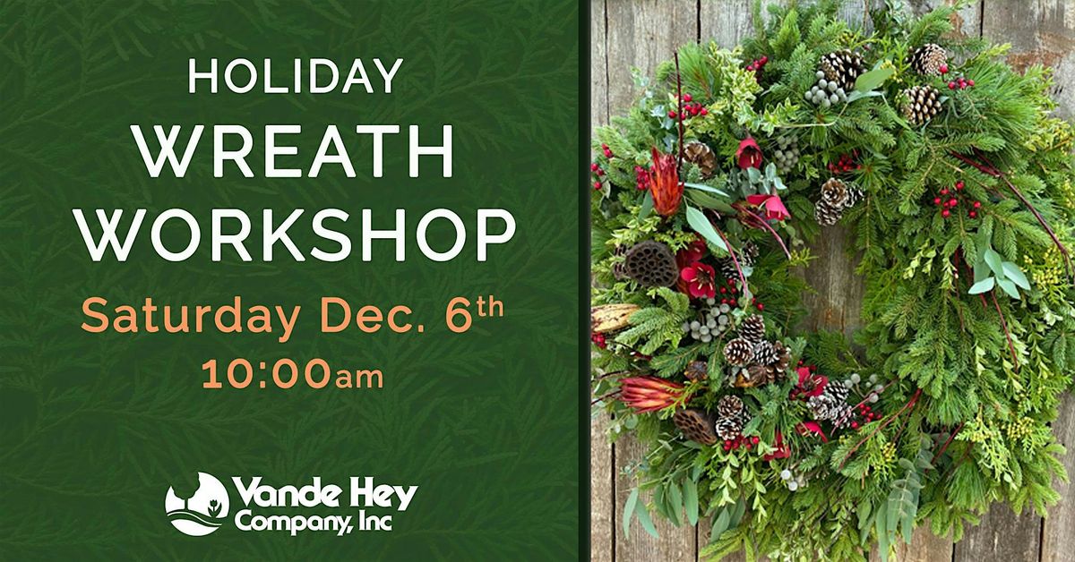 Holiday Wreath Workshop, 6 December | Event in Appleton | AllEvents