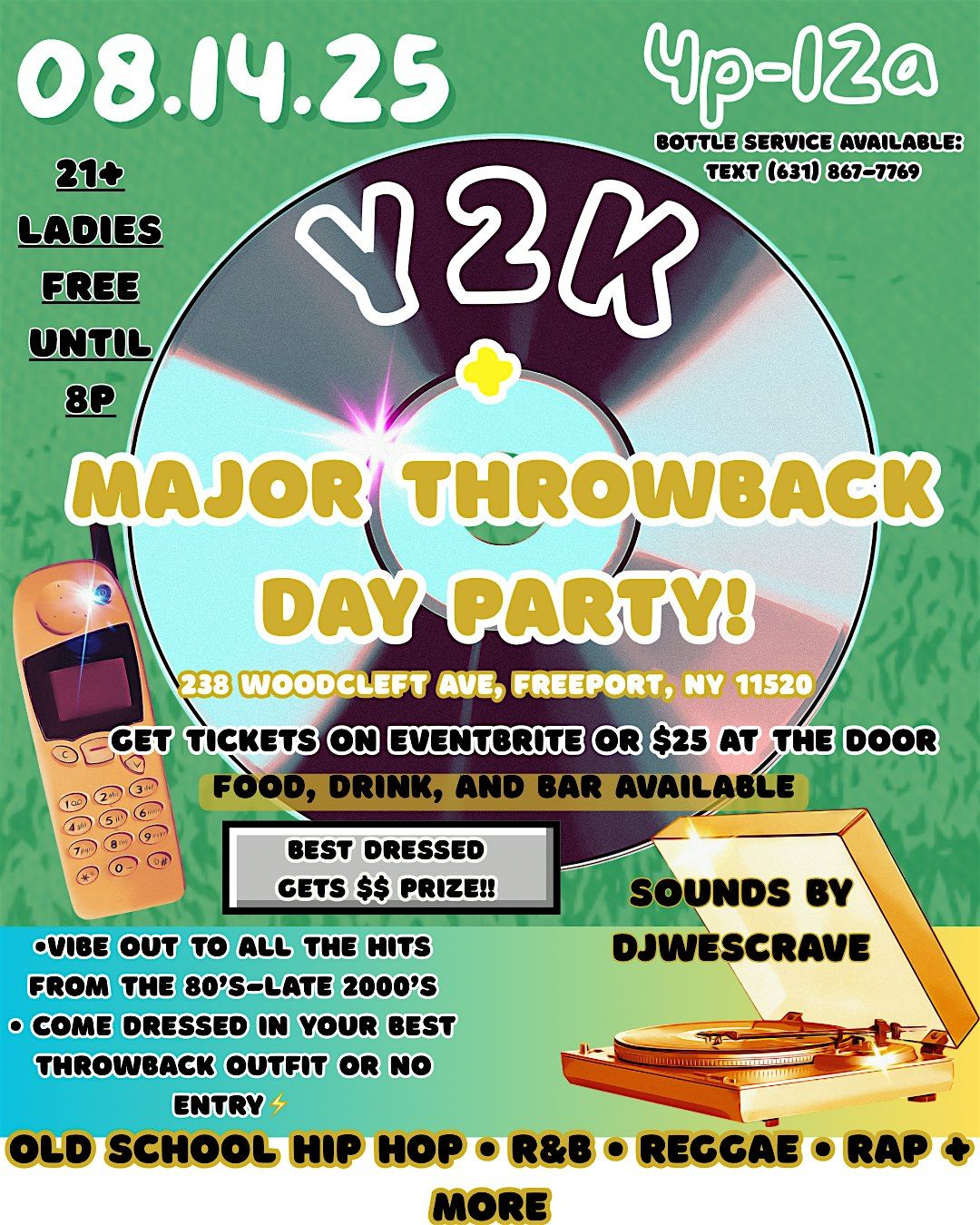 Y2K/MAJOR THROWBACK DAY PARTY!, 14 August | Event in Freeport | AllEvents