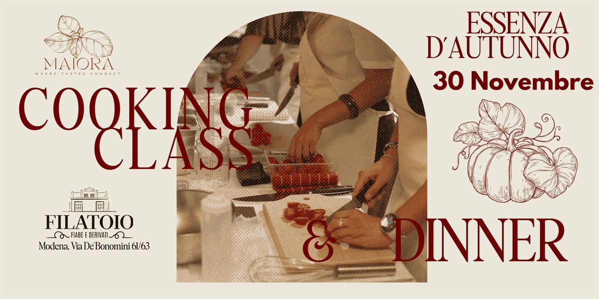 Essenza d’Autunno – La Cooking Class & Dinner, 30 November | Event in Modena | AllEvents