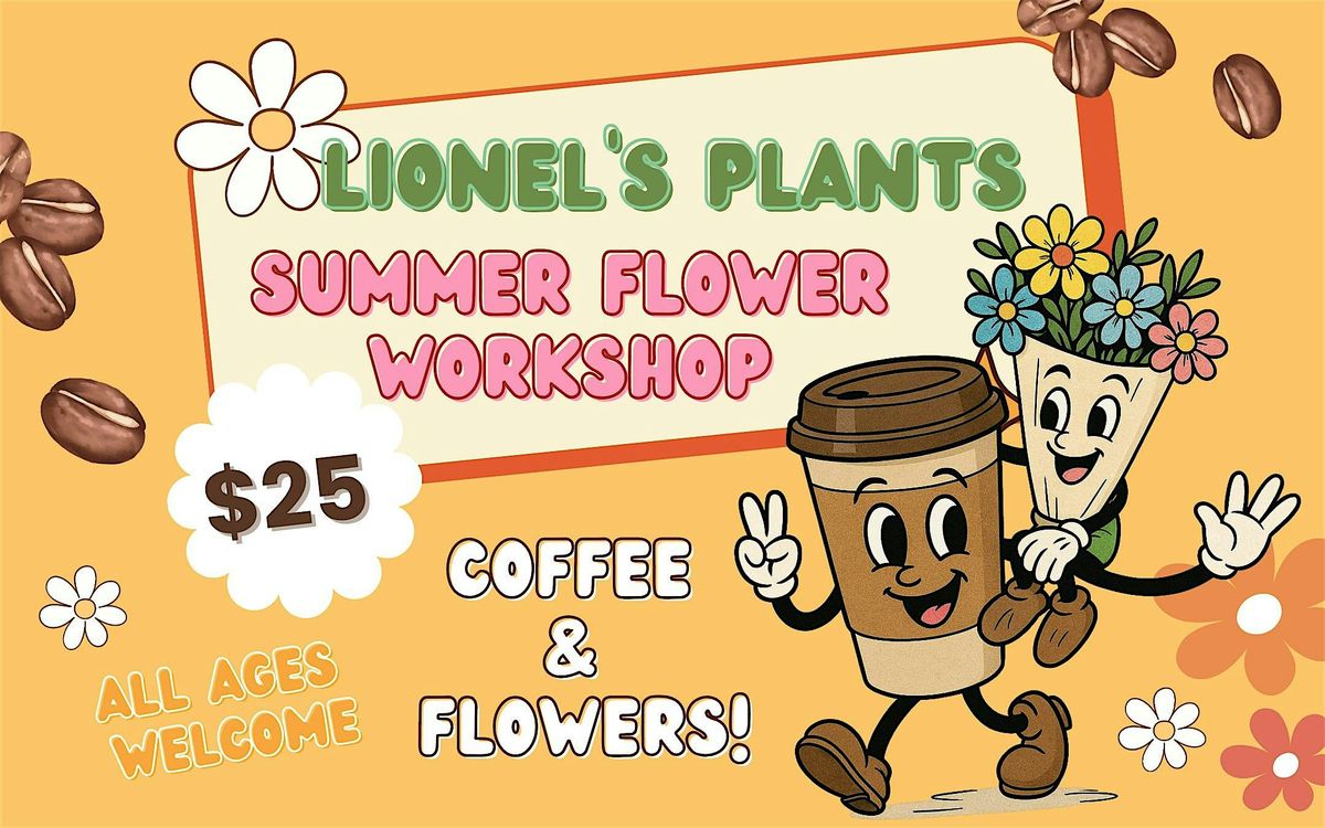 Summer Flower Workshop @ Snow Bean Cafe, 31 August | Event in Orlando | AllEvents