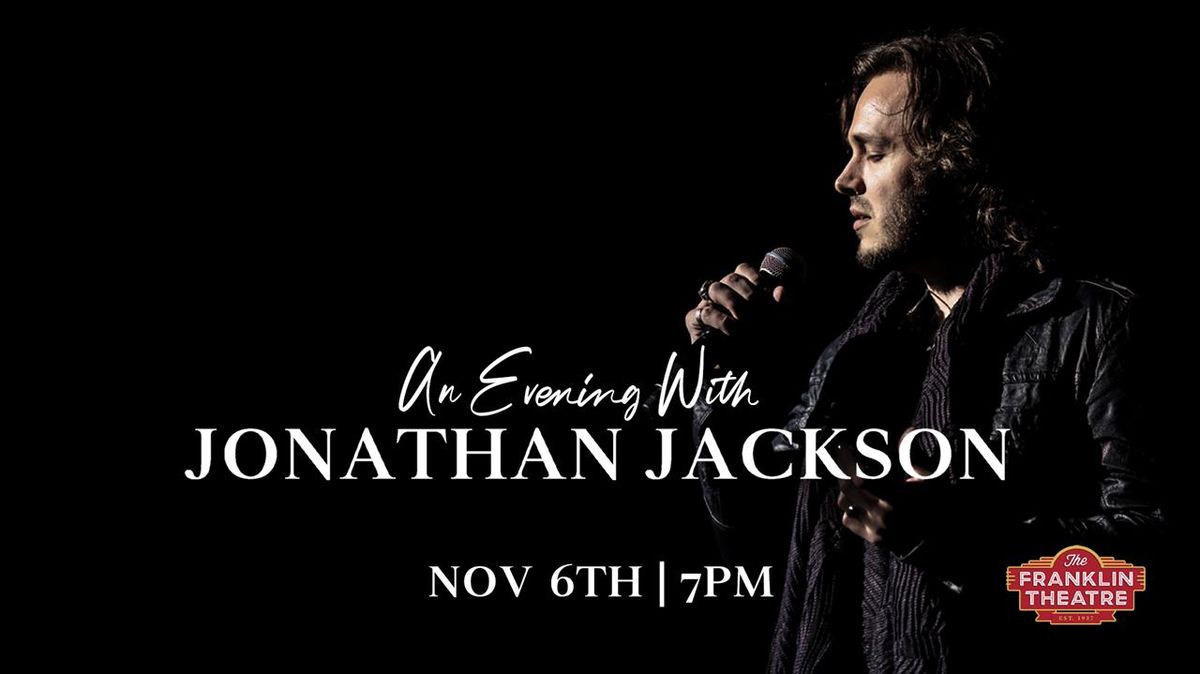 Jonathan Jackson at Franklin Theatre, 6 November | Event in Franklin | AllEvents