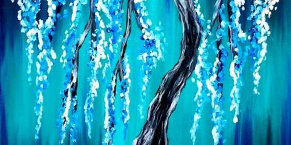Cascade Over a Blooming Tree - Paint and Sip by Classpop!™, 25 May | Event in Pasadena | AllEvents