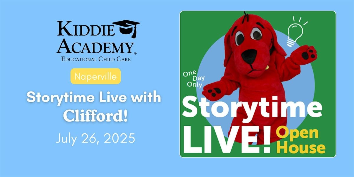 FREE Storytime LIVE! event with Clifford in Naperville, 26 July | Event in Naperville | AllEvents