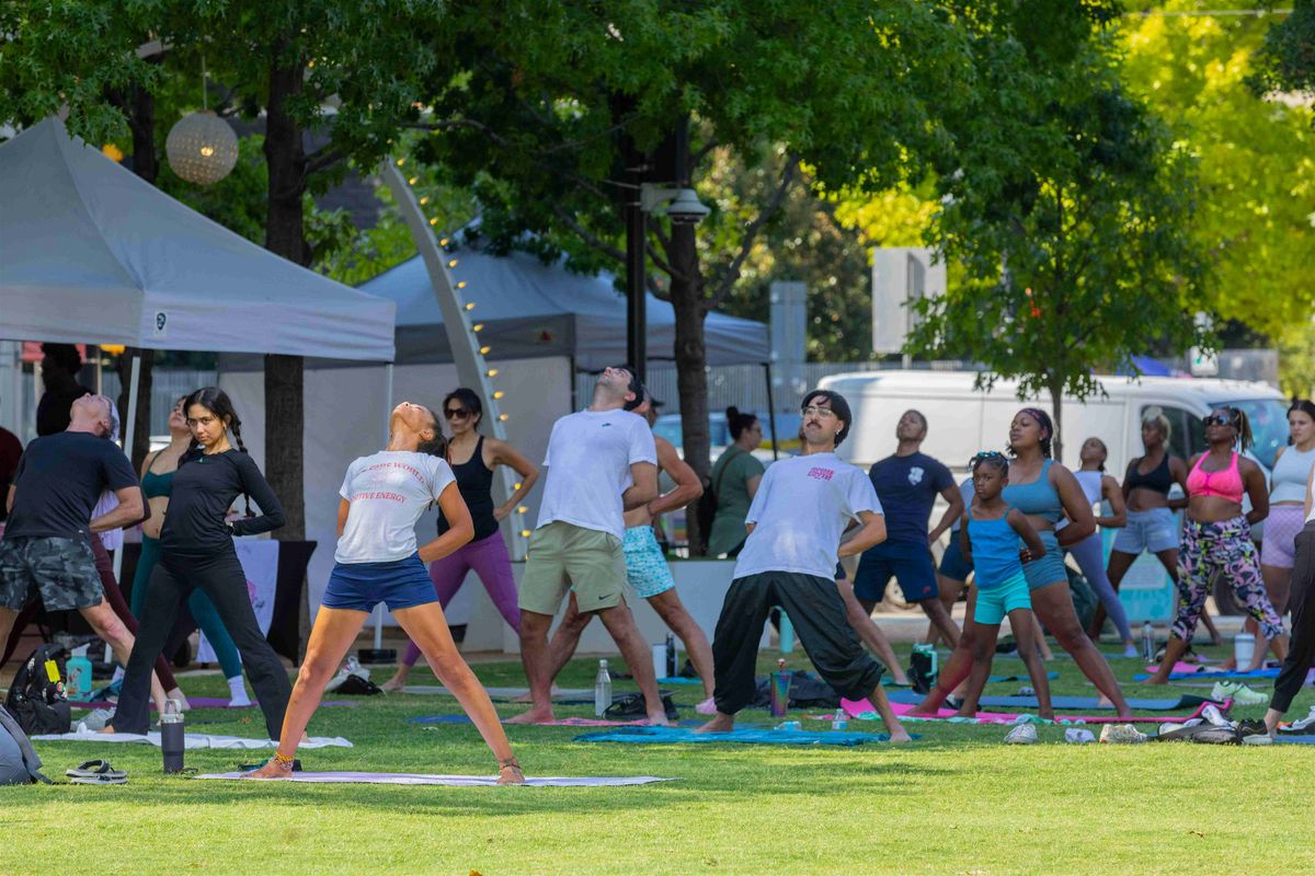 Yoga with Stefanie powered by Yena at Klyde Warren Park, 17 August | Event in Dallas | AllEvents