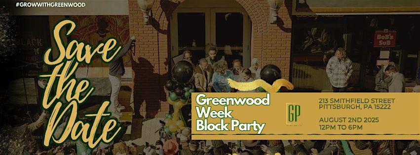 2025 Greenwood Week Block Party, 2 August | Event in Pittsburgh | AllEvents