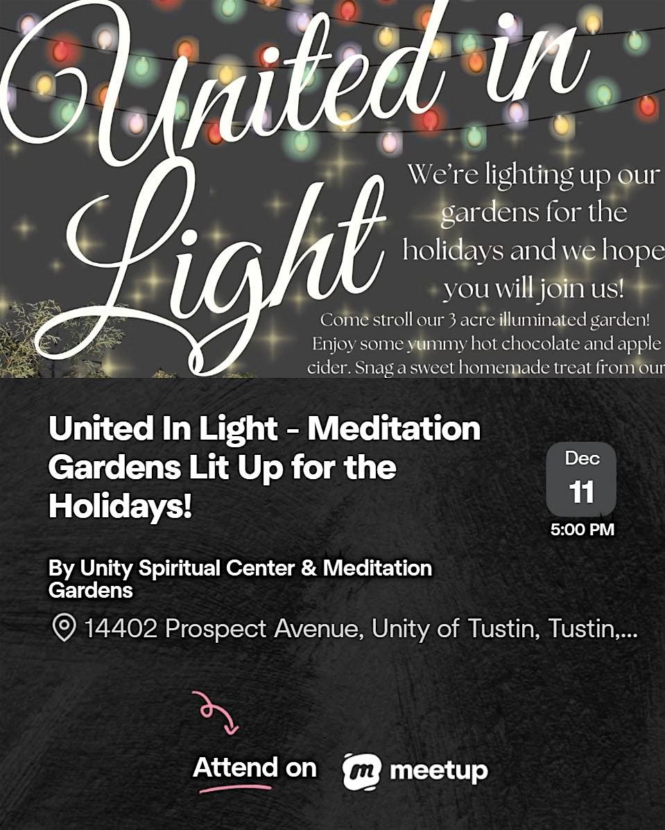 United In Light, 12 December | Event in Tustin | AllEvents