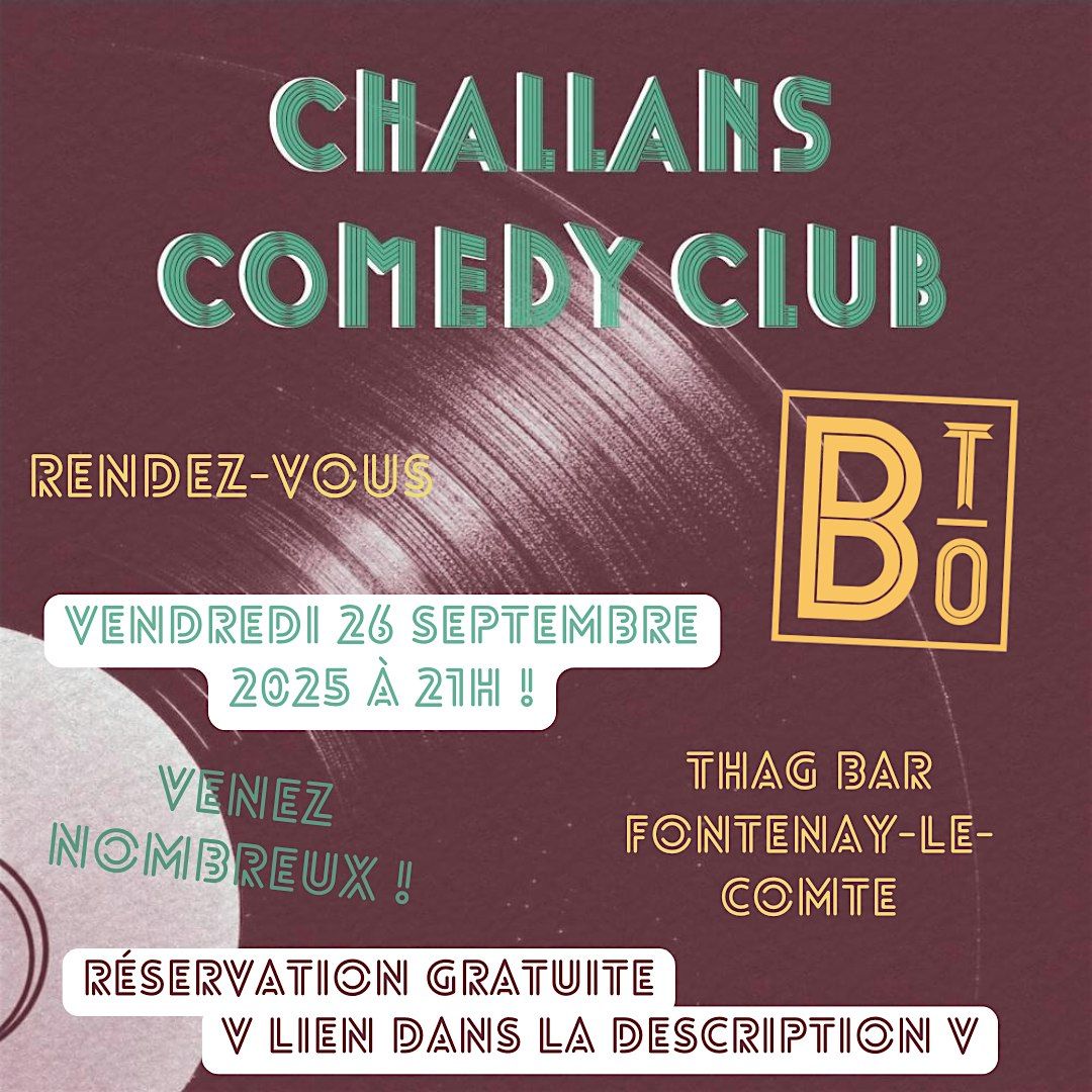 Soirée stand up au Thag Bar, 26 September | Event in Fontenay-le-Comte | AllEvents