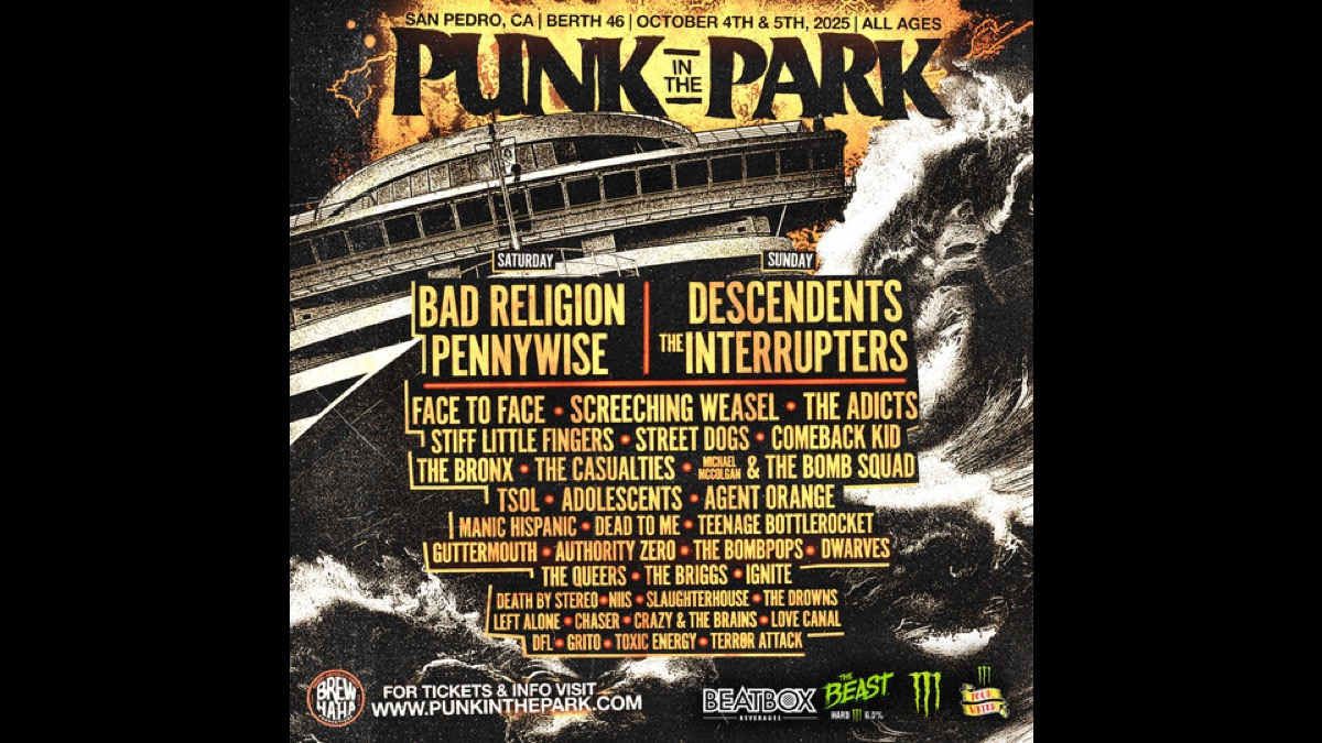 Punk In The Park: Bad Religion  Pennywise  Descendents & The Interrupters - 2 Day Pass, 3 October | AllEvents