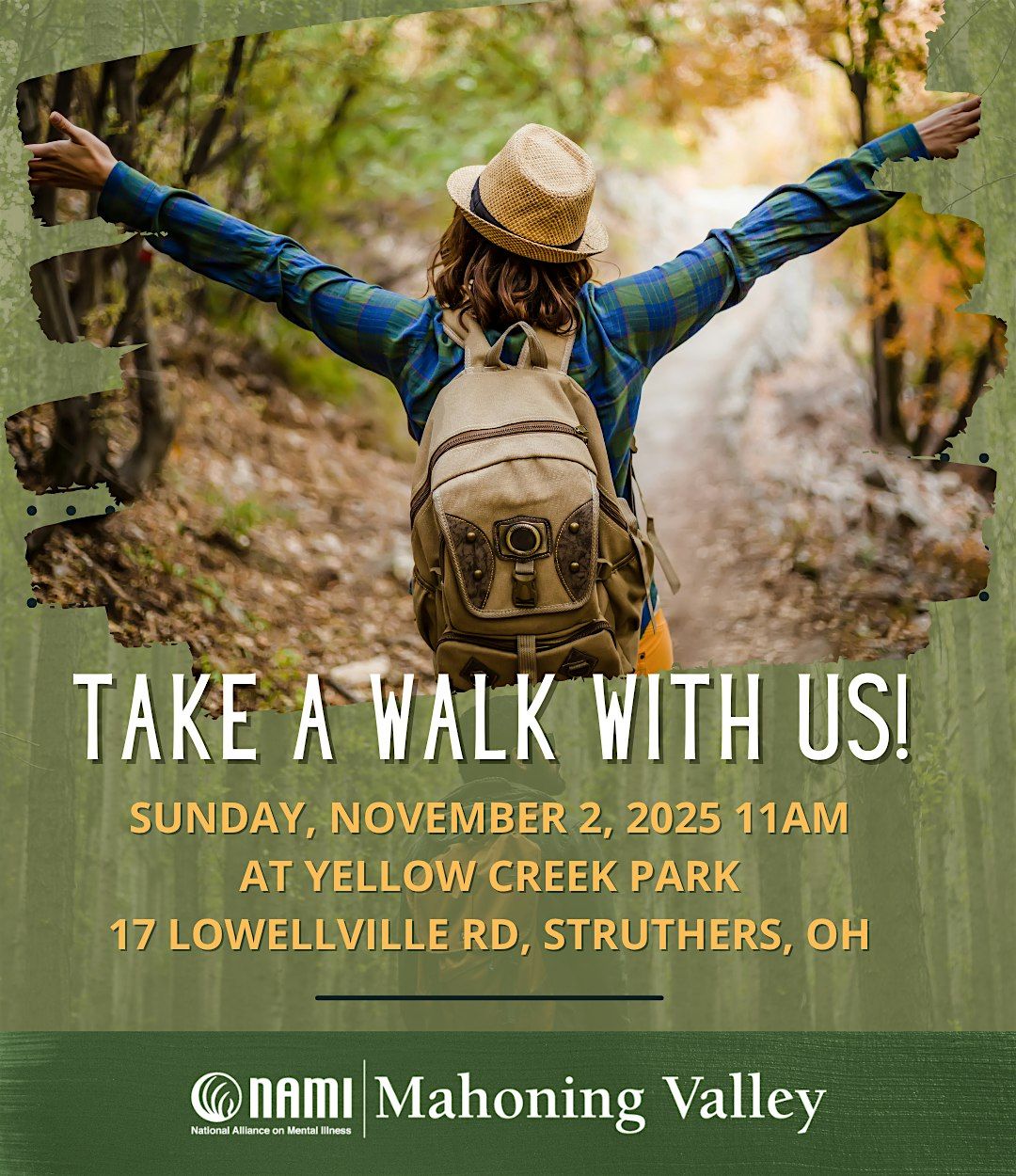 FREE Wellness Walk at Yellow Creek Park with NAMI Mahoning Valley ...