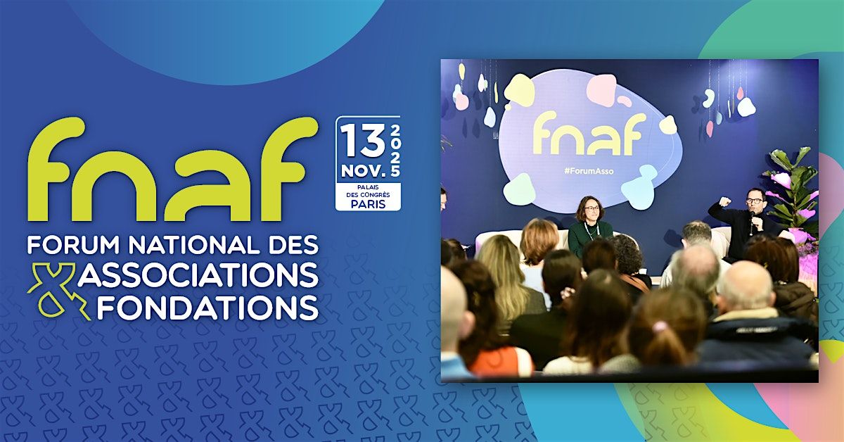 Forum National des Associations et Fondations, 13 November | Event in Paris | AllEvents