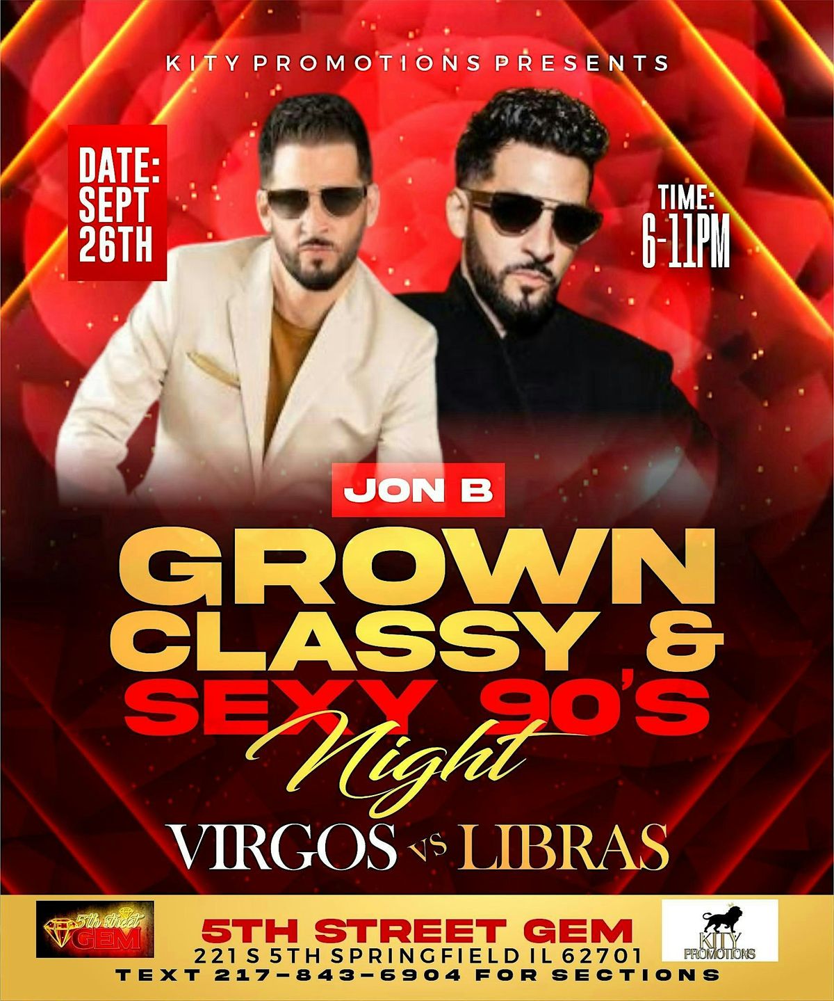 Grown, Classy & Sexy 90’s  Virgos vs Libras Bash, 26 September | Event in Springfield | AllEvents