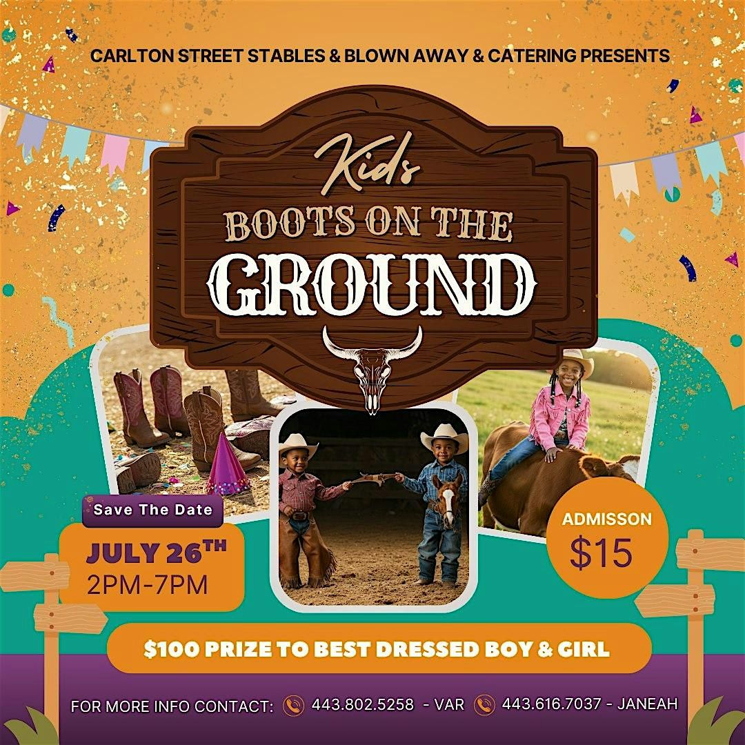 Kids Boots on the ground, 26 July | Event in Baltimore | AllEvents