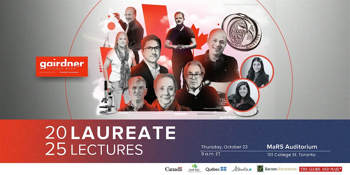 Gairdner Science Week 2025 Laureate Lectures, 23 October | Event in Toronto | AllEvents