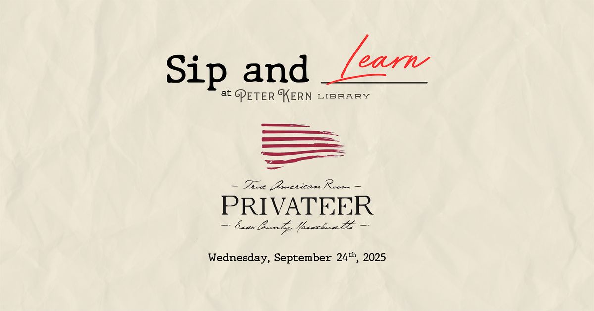 Sip and Learn at Peter Kern Library, 24 September | Event in Knoxville | AllEvents