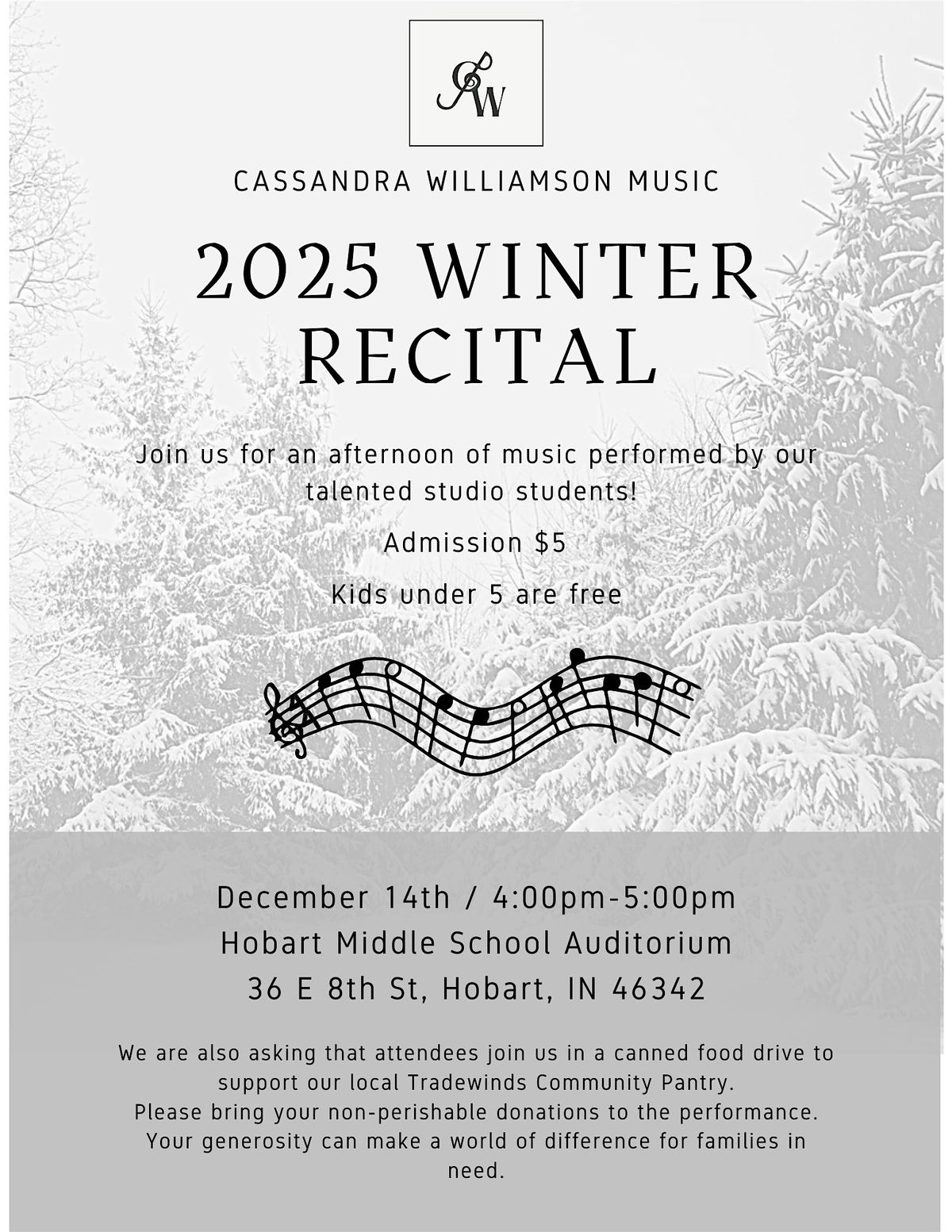 2025 Winter Recital - Cassandra Williamson Music Studio, 14 December | Event in Hobart | AllEvents