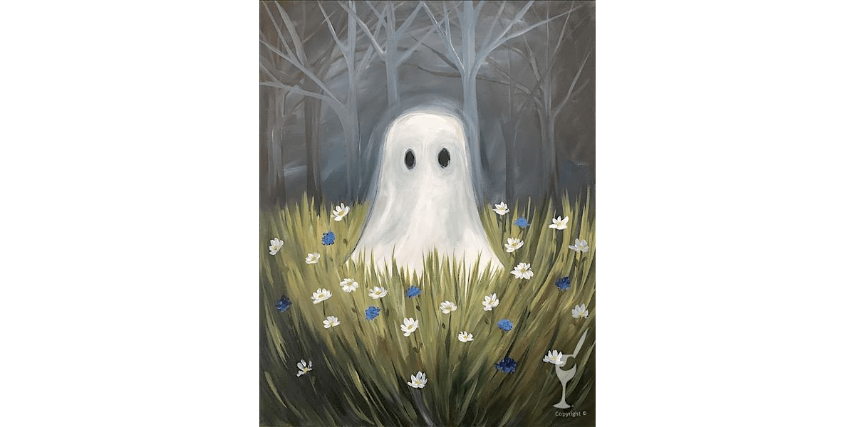 Pretty Boo - Paint and Sip in Houston | Classpop!™, Painting with a ...