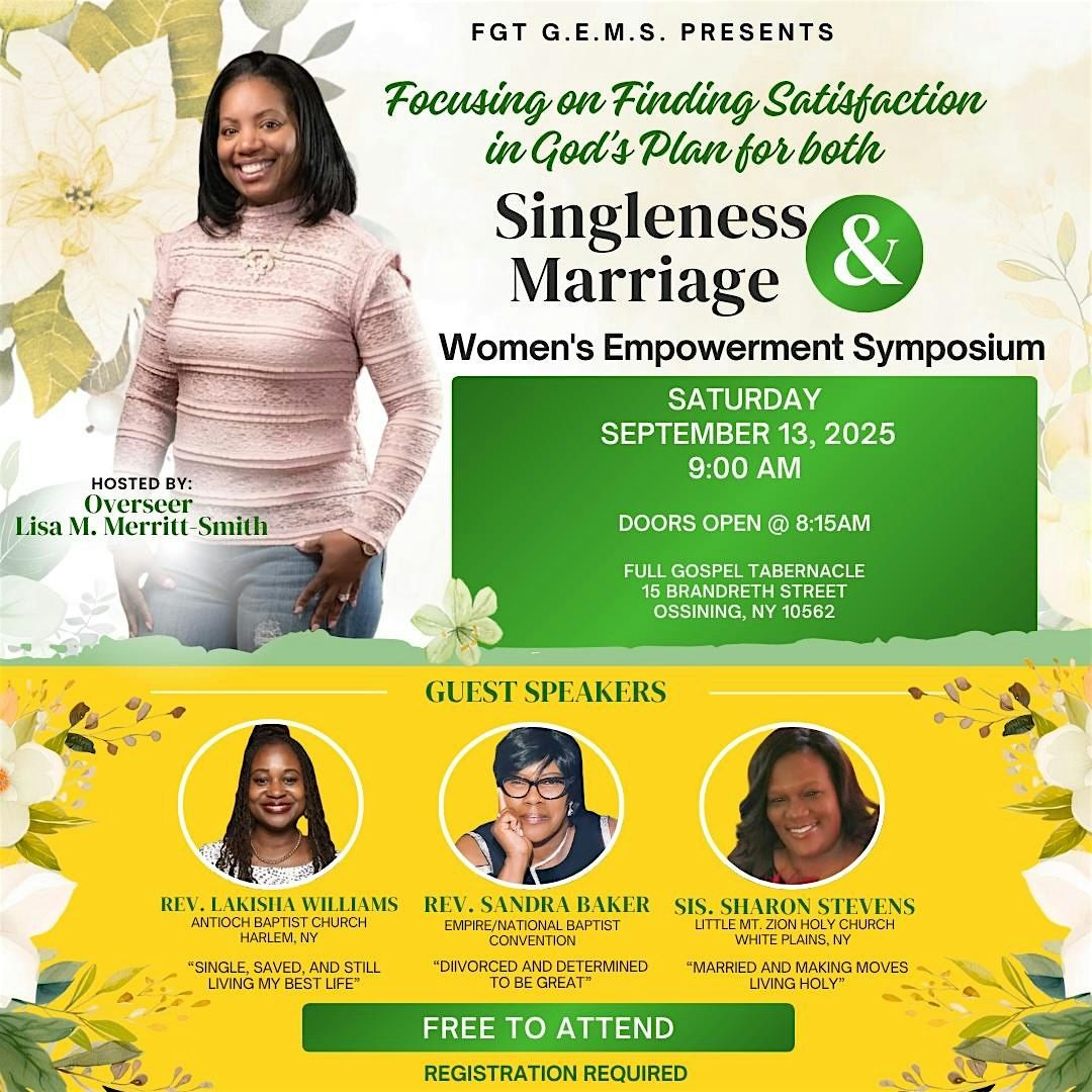 FGT Women's Empowerment Symposium, 13 September | Event in Ossining | AllEvents