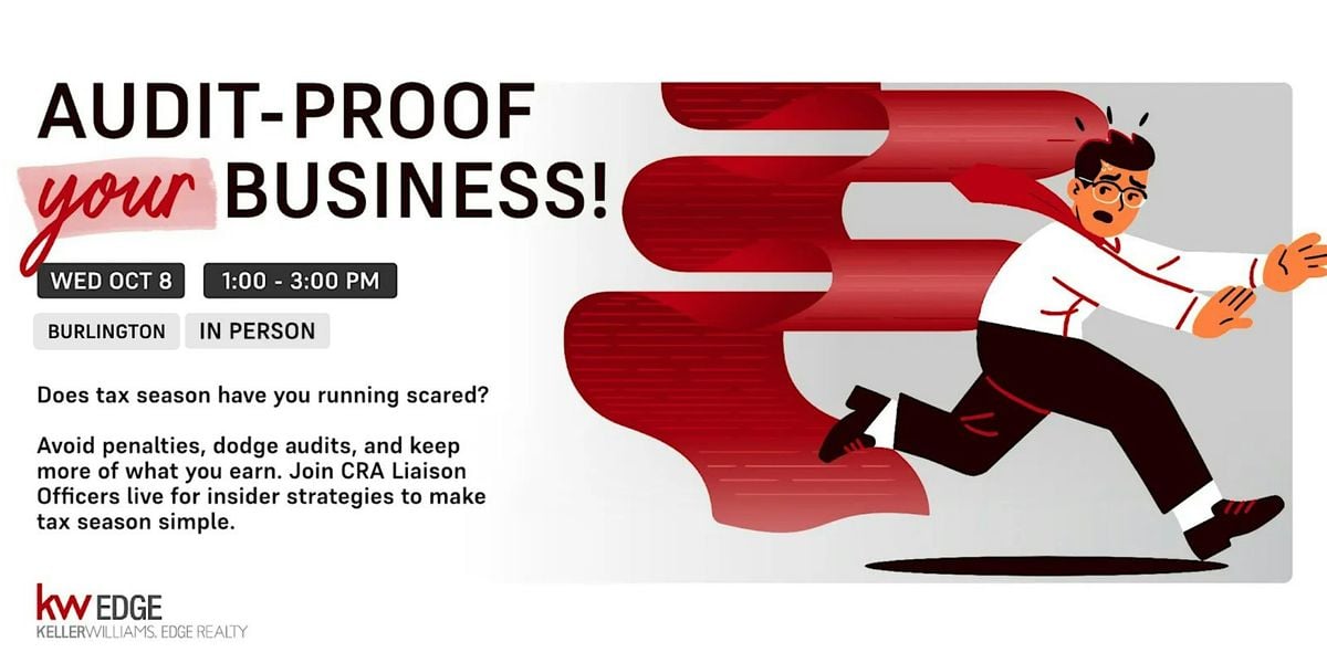 Audit-Proof Your Business! | Event in Burlington | AllEvents
