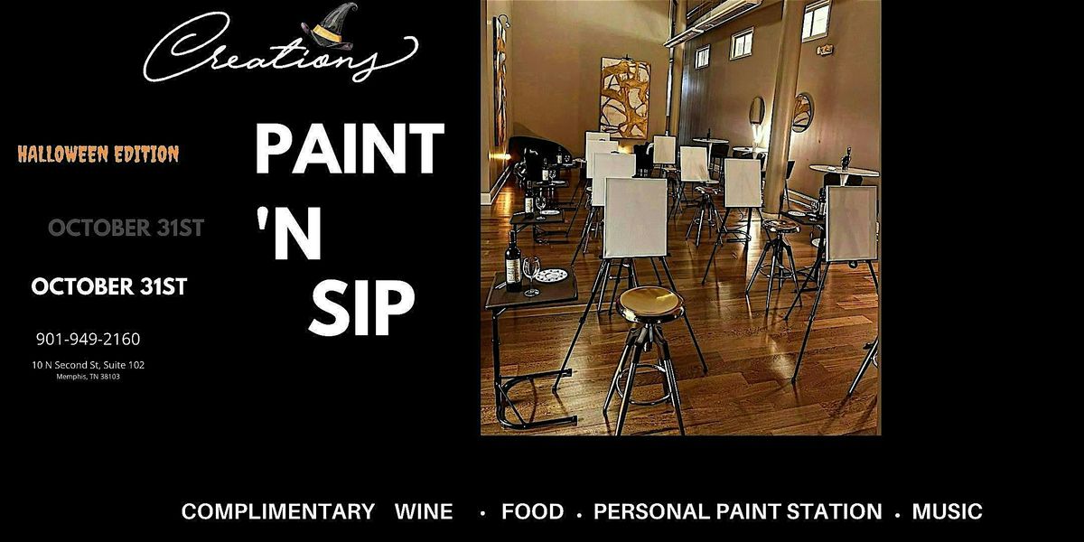 Halloween Paint 'N Sip, 31 October | Event in Memphis | AllEvents