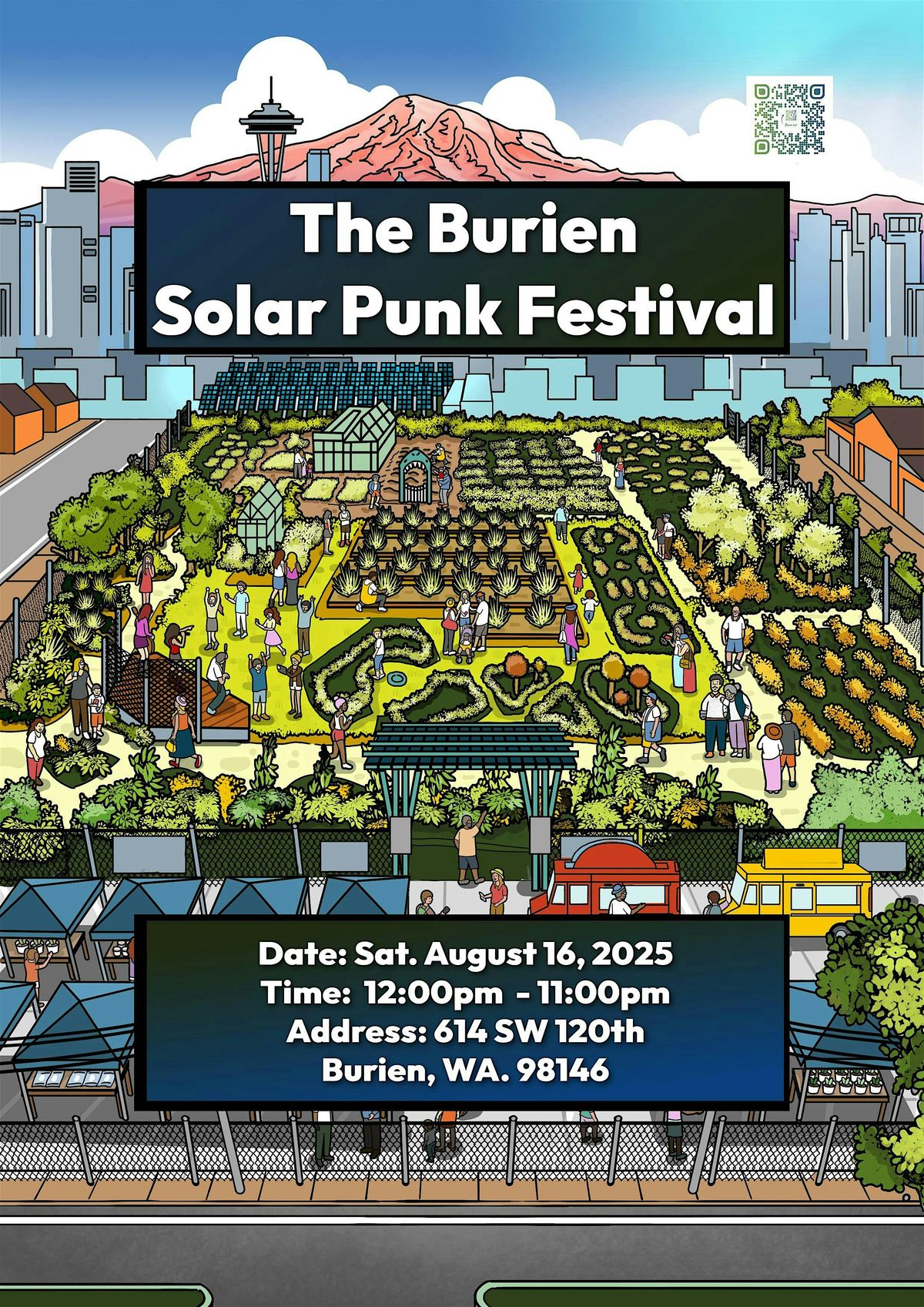 The Burien Solar Punk Festival, 16 August | Event in Seattle | AllEvents
