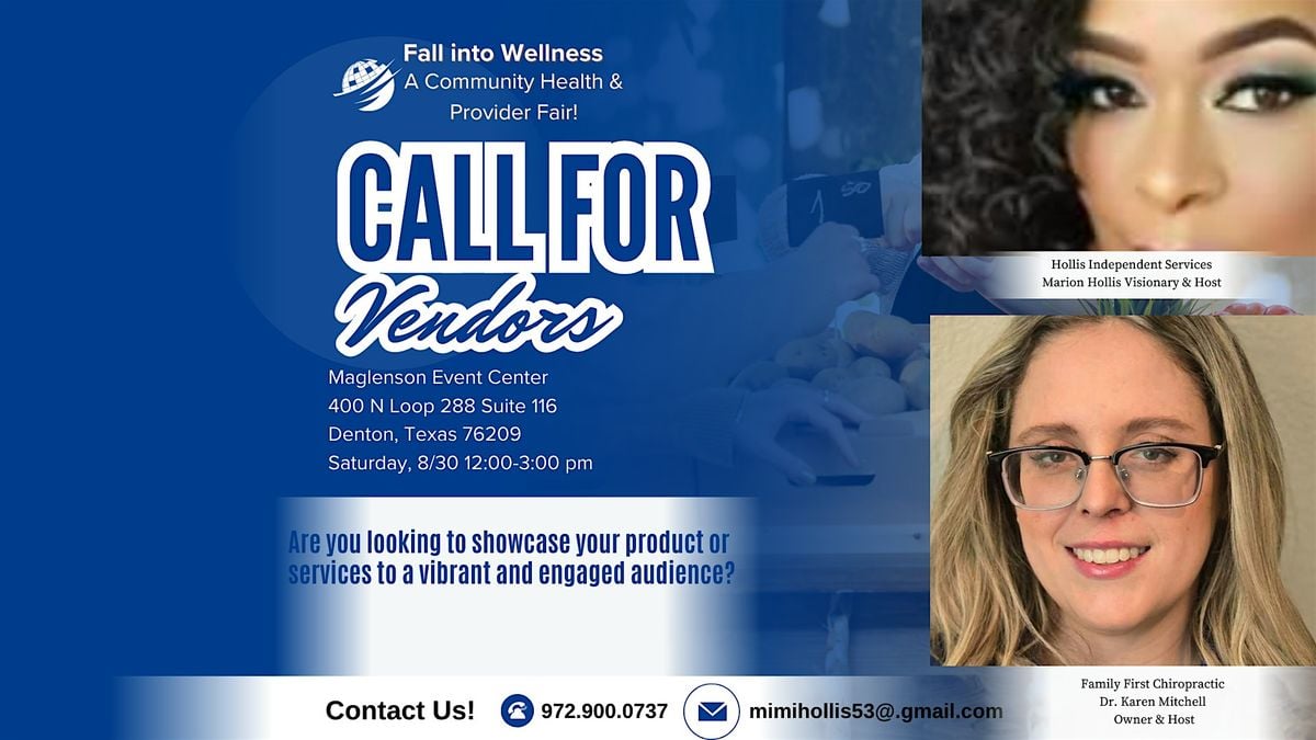 Fall into Wellness: A Community Health Provider Fair, 31 August | Event in Denton | AllEvents