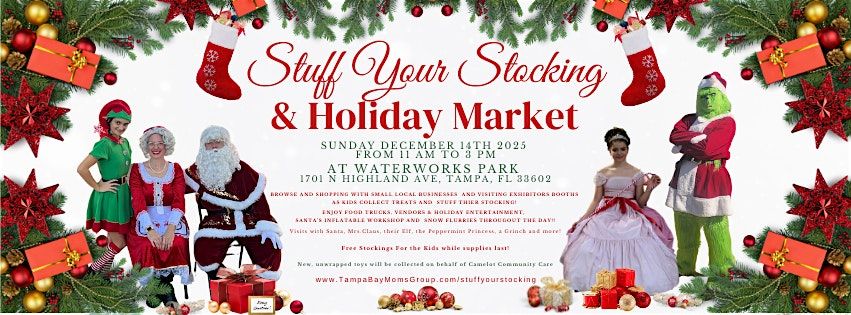 Stuff Your Stocking & Market - Character Fast Pass Tickets, 14 December | Event in Tampa | AllEvents