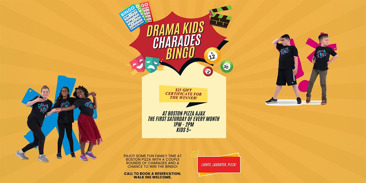 Charades Bingo at Boston Pizza | Event in Ajax | AllEvents